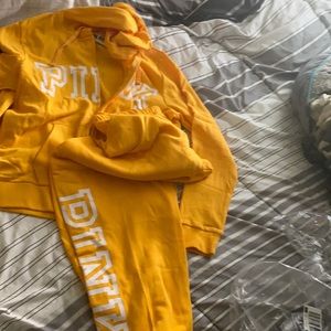 Victoria’s Secret pink sweatsuit
